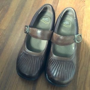 Ruched Mary Janes buy dansko